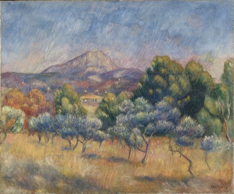 3 Montagne Sainte-Victoire, 1889, Yale University Art Gallery_light