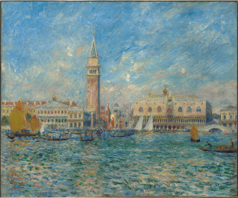 4 Venise, le palais des Doges, 1881, Clark Art Institute