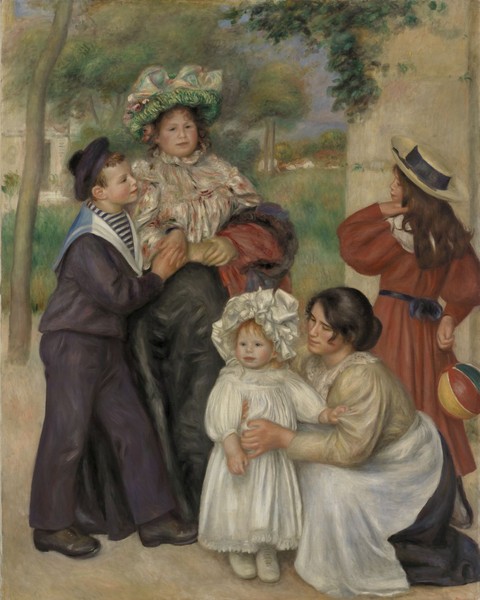 6 La famille de l'artiste, 1896, Barnes Foundation light